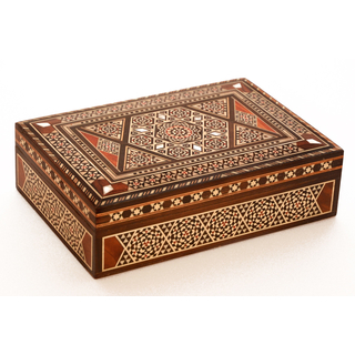 große Schatulle aus Damaskus 21x15x6 cm